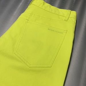 Manuel Canovas Lime Green Straight Leg Jeans Size T3 (US Size 4)